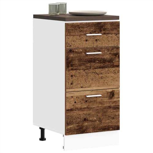 Myheimly Unterschrank Altholz-Optik 40x46x81,5 cm Holzwerkstoff Küchenschrank Küchenzeile Küchenmöbel Unterschrank Küchenunterschrank Schrank Myheimly Unterschrank Altholz-Optik 40x46x81,5 cm Holzwerkstoff Küchenschrank Küchenzeile Küchenmöbel Unterschrank Küchenunterschrank Schrank von Myheimly