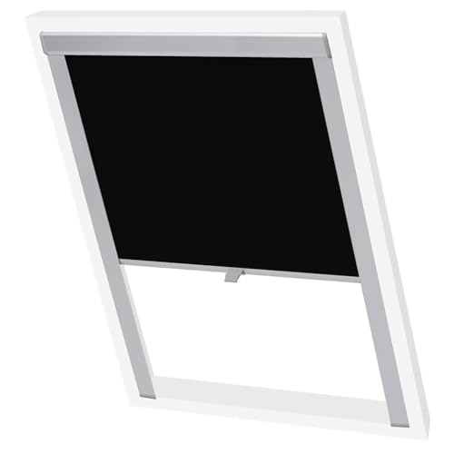 Myheimly Verdunkelungsrollo Verdunkelung Dachrollo Dachfensterrollo Dachfenster verdunkelungsrollo Schwarz,fk06 von Myheimly