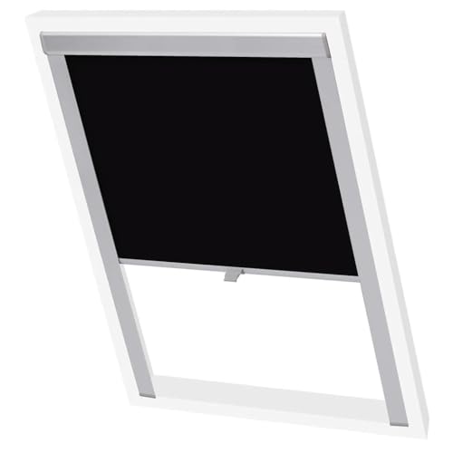 Myheimly Verdunkelungsrollo Verdunkelung Dachrollo Dachfensterrollo Dachfenster verdunkelungsrollo Schwarz,mk06 von Myheimly
