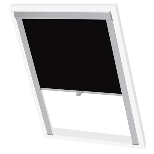 Myheimly Verdunkelungsrollo Verdunkelung Dachrollo Dachfensterrollo Dachfenster verdunkelungsrollo Schwarz,sk06 von Myheimly
