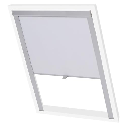 Myheimly Verdunkelungsrollo Verdunkelung Dachrollo Dachfensterrollo Dachfenster verdunkelungsrollo Weiß,f06 von Myheimly