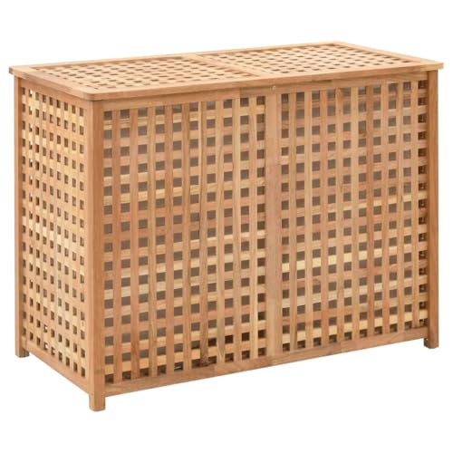 Myheimly Walnussholz Massiv Wäschekorb Staufächer Wäschesammler Wäschebox Wäschetonne Wäschetruhe Wäschesack Bad Schlafzimmer 87,5 x 46 x 67 cm Myheimly Walnussholz Massiv Wäschekorb Staufächer Wäschesammler Wäschebox Wäschetonne Wäschetruhe Wäschesack Bad Schlafzimmer 87,5 x 46 x 67 cm von Myheimly