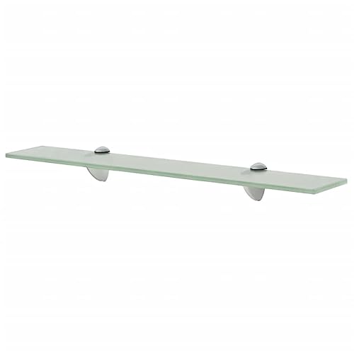 Myheimly Wand Regal Glasregal Glasboden Glasablage Badregal 8 mm Weiß,60 x 20 cm von Myheimly