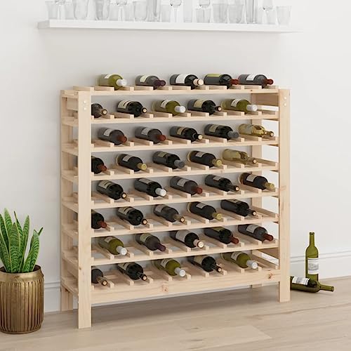 Myheimly Weinregal 109,5x30x107,5 cm Massivholz Kiefer109.5 x 30 x 107.5 cm von Myheimly