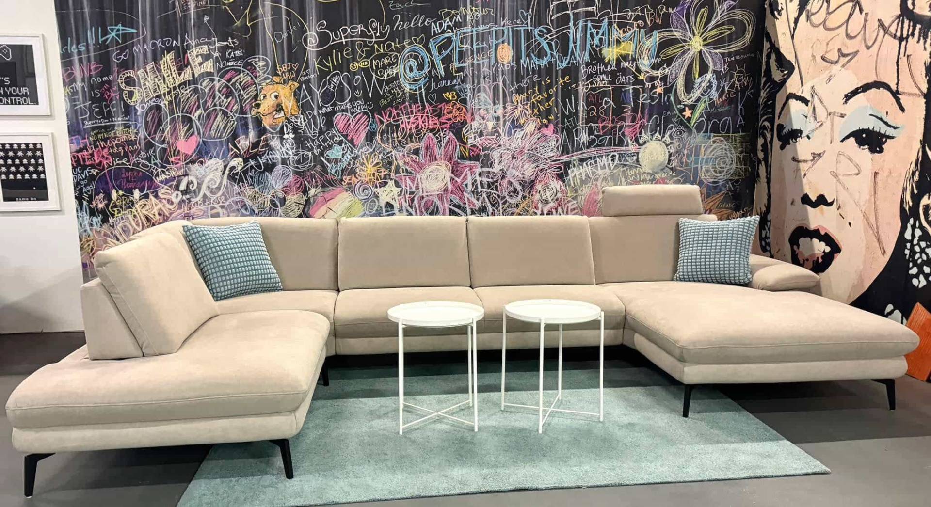 Wohnlandschaft Arizona von Dieter Knoll Collection in Sand Ecru Wohnlandschaft Arizona von Dieter Knoll Collection in Sand Ecru von Myhomelando Sofort