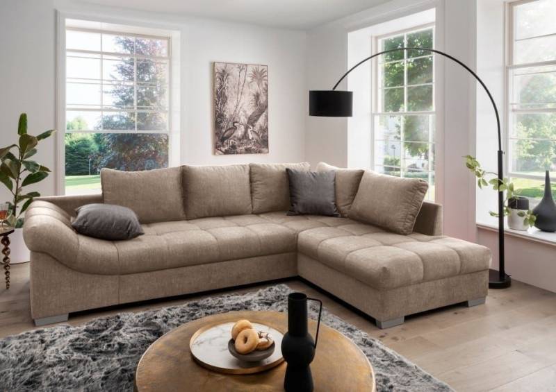 Myhomelando Ecksofa Alaska, Set mit Schlaffunktion, mit Schlaffunktion von Myhomelando