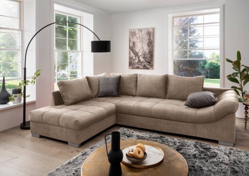 Myhomelando Ecksofa Alaska, Set mit Schlaffunktion, mit Schlaffunktion von Myhomelando