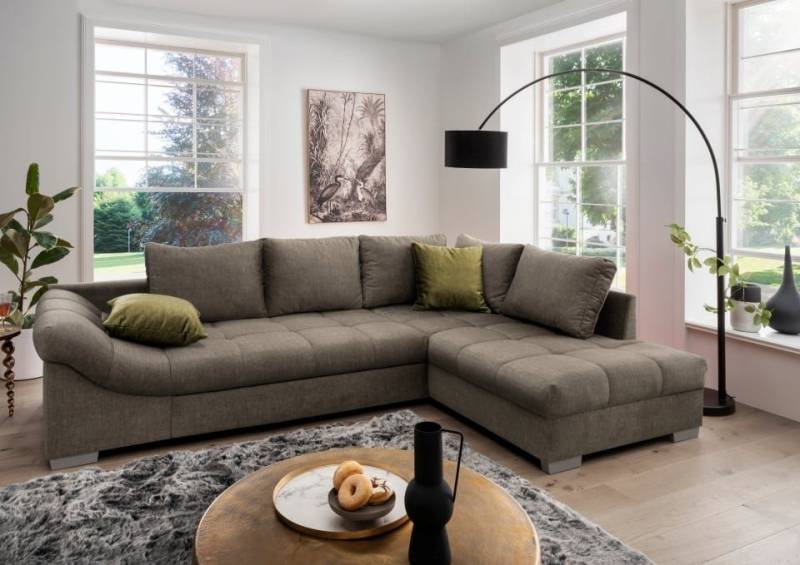 Myhomelando Ecksofa Alaska, Set mit Schlaffunktion, mit Schlaffunktion von Myhomelando
