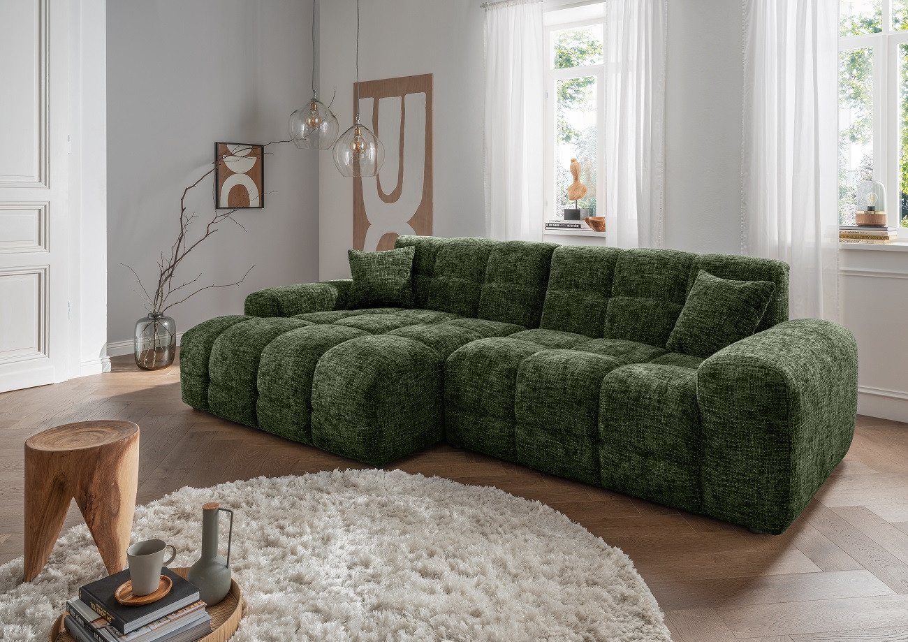 Myhomelando Ecksofa Kivo, mit Tonnentaschenfederkern und 2 Zierkissen Myhomelando Ecksofa Kivo, mit Tonnentaschenfederkern und 2 Zierkissen von Myhomelando
