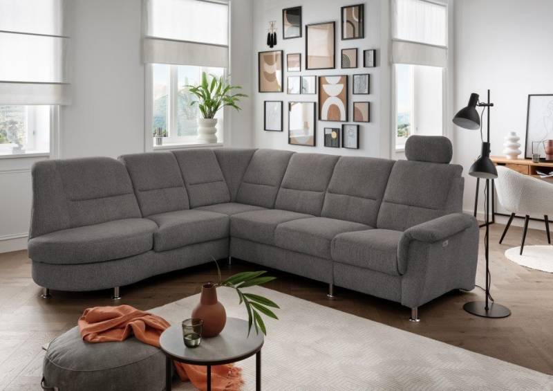 Myhomelando Ecksofa Paris II, mit Relaxfunktion, USB Anschluss, Kopfstütze, Drehsessel von Myhomelando