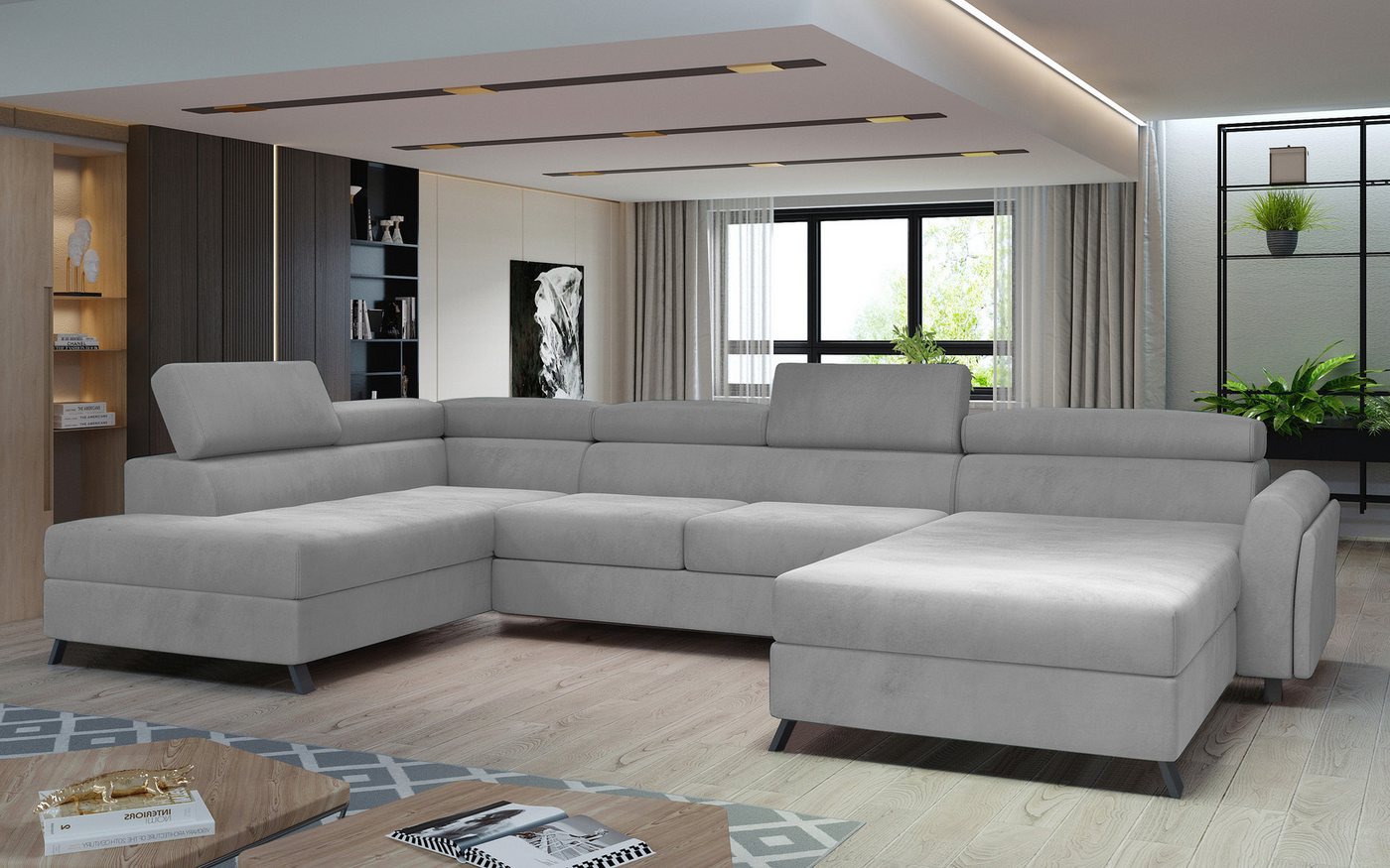 Myhomelando Wohnlandschaft Viretti, mit Schlaffunktion und Bettkasten von Myhomelando