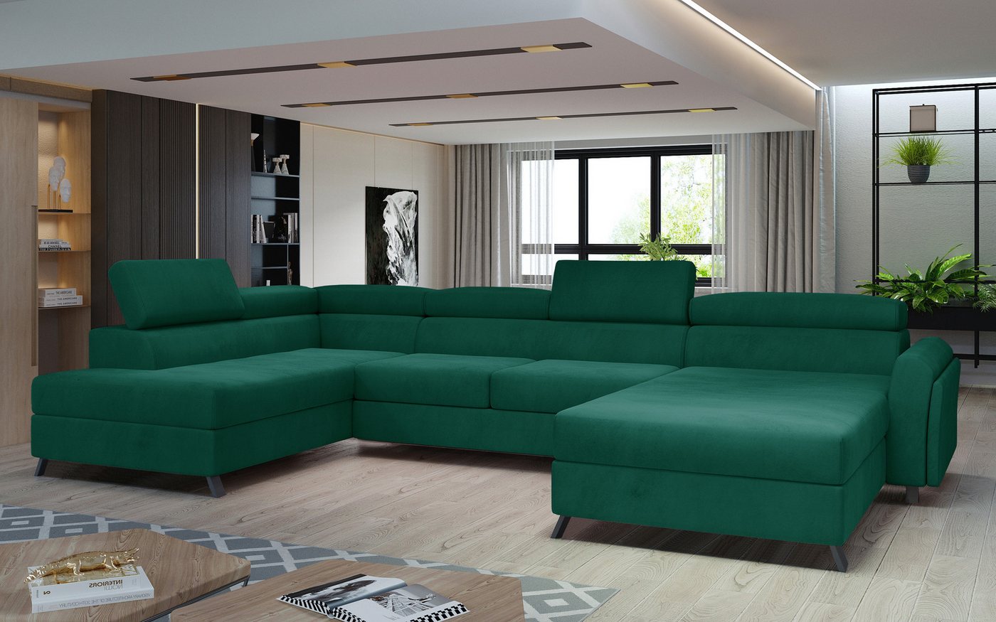 Myhomelando Wohnlandschaft Viretti, mit Schlaffunktion und Bettkasten von Myhomelando
