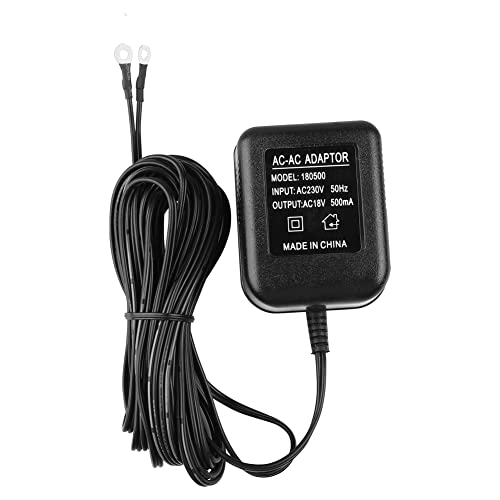 Myingaou AC TüRklingel Power Adapter, 18 V 500 MA TüRklingel Transformator, 10 M Kabel, Kompatible Ring TüRklingel, Video TüRklingel-EU Stecker Myingaou AC TüRklingel Power Adapter, 18 V 500 MA TüRklingel Transformator, 10 M Kabel, Kompatible Ring TüRklingel, Video TüRklingel-EU Stecker von Myingaou