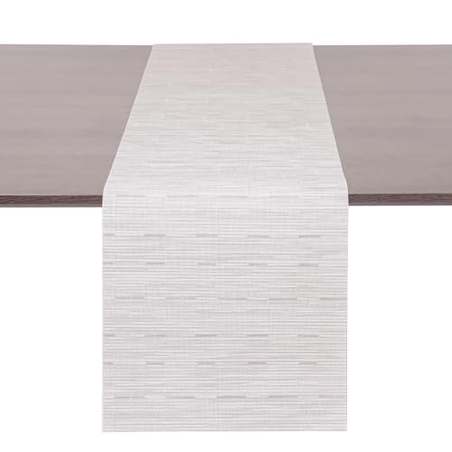 Myir JUN Tischläufer, Tischläufer Modern Tischläufer Abwaschbar Tischläufer Outdoor Wärmeisoliertes PVC für Häuser, Restaurants, Hotels usw. 30 x 183 cm (Beige) von Myir JUN