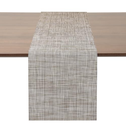 Myir JUN Tischläufer, Tischläufer Modern Tischläufer Abwaschbar Tischläufer Outdoor Wärmeisoliertes PVC für Häuser, Restaurants, Hotels usw. 30 x 183 cm (Karamell) von Myir JUN