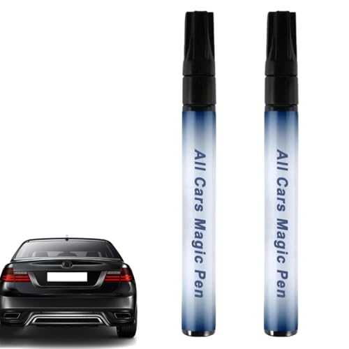 Myluatye All Cars Magic Pen – 2pcs Magischer Stift Zur Kratzerentfernung Im Auto,Schnelle Lösung Für Kratzer Und Lackschäden,Passt Für Alle Autofarben,Einfach Zu Verwenden von Myluatye