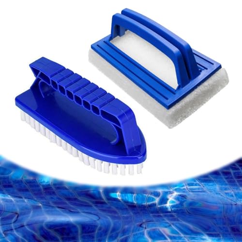 Pool Schwamm, Poolbürste, Pool Bürste, 2 Stück Pool Reinigungsbürste, Poolbürste Für Folienpool, Poolschwamm,Poolfolie Reinigen von Myluatye