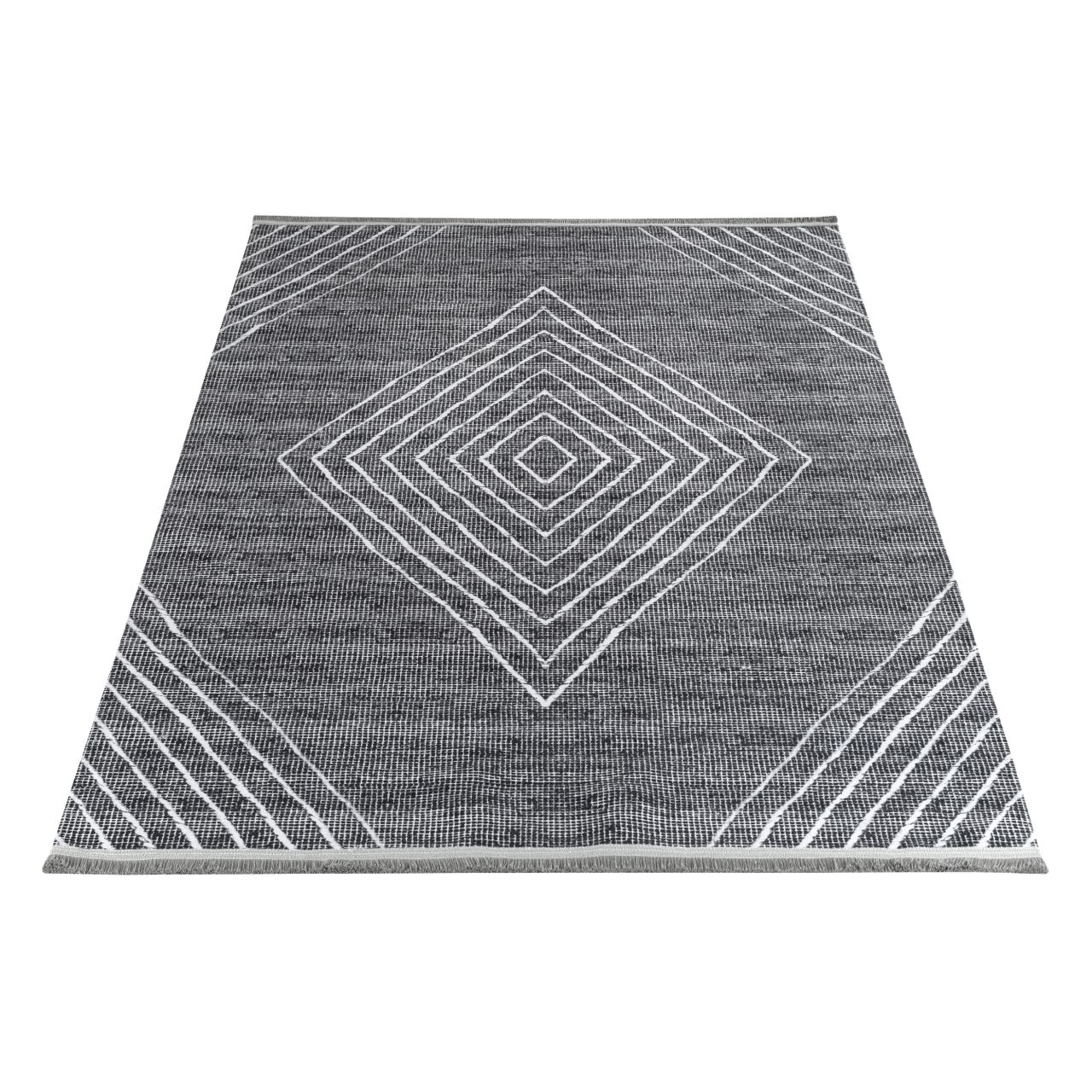Teppich Efe - waschbar 1010 anthrazit, 160 x 230 cm von Mynes