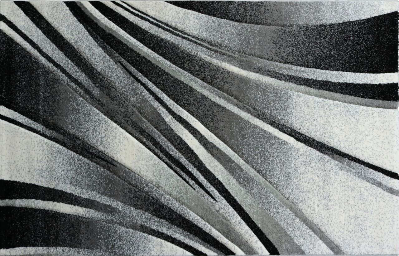 Teppich Trend schwarz, 80 x 150 cm von Mynes