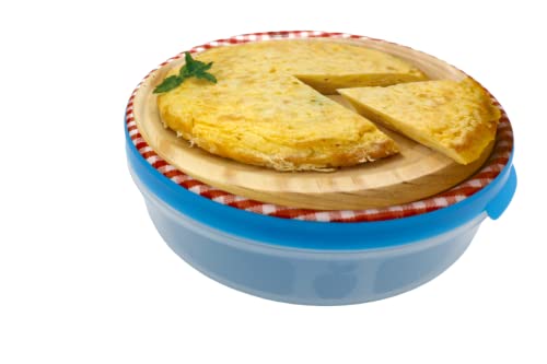 Mypicompany. Runder Behälter für Tortillas - 2200 ml, BPA-frei von Mypicompany