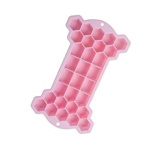 MypikY Honeycomb Silikon Eiswürfel 37 Gitter Silikon Eiswürfel Form Kreative Eisbox Küchenwerkzeug,K von MypikY