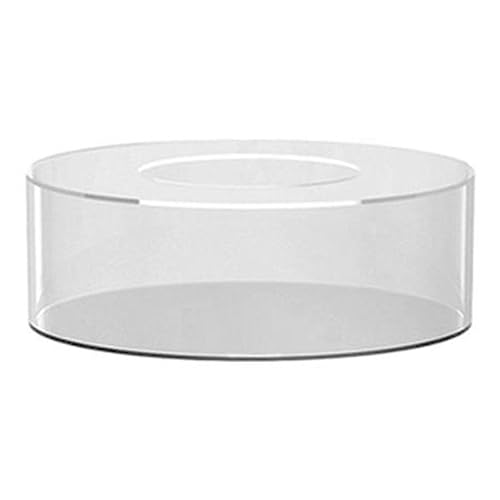 Myqqhbs Tortenständer aus transparentem Acryl, befüllbare Kuchenbox, runder Kuchenständer mit Deckel, dekorative Tischdekoration für Hochzeit A von Myqqhbs