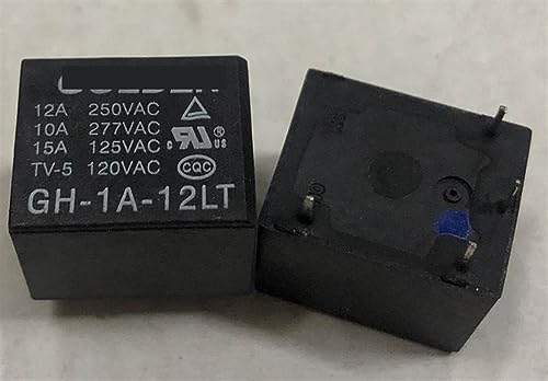 GH-1A-5L GH-1A-9L GH-1A-12L GH-1A-12LF GH-1A-12L GH-1A-12LT GH-1A-12LF-G GH-1A-24L (T73-1A) Relais 4 Pins 1St (Size : GH-1A-12LT 12V-12A) von MyrXFb
