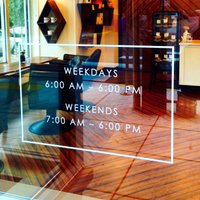 store Front Hours Vinyl Aufkleber Schild Display Decal Boutique Business Büro Türschild 16"x 10" von MyrtleTreeVinyl