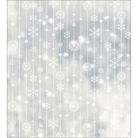 MySpotti Fensterfolie "Look Schneeflocken white", halbtransparent, glattstatisch haftend, 90 x 100 cm, statisch haftend von Myspotti