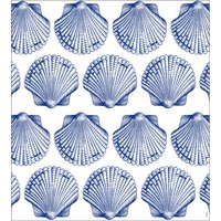 MySpotti Fensterfolie "Look Shells blue", halbtransparent, glattstatisch haftend, 90 x 100 cm, statisch haftend von Myspotti
