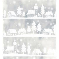 MySpotti Fensterfolie "Look Winter Village white", halbtransparent, glattstatisch haftend von Myspotti