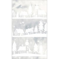 MySpotti Fensterfolie "Look Winter Village white", halbtransparent, glattstatisch haftend von Myspotti