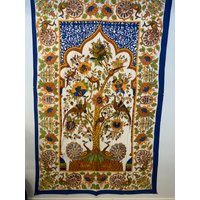 Baum Des Lebens Tempel Wandbehang Hippie Wanddeko Raumteiler Boho Wohndeko Deko L von MysteryBaba