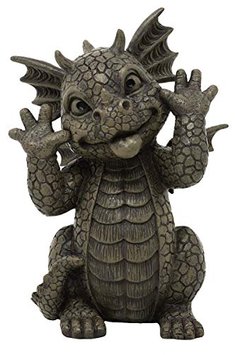 MystiCalls by Mayer Chess Gartendrache Got You klein - Glücksdrache Drache Garten Figur Fantasy von MystiCalls by Mayer Chess
