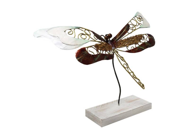 MystiCalls Dekofigur Dekofigur Libelle - Tier Metallfigur Geschenk Dekoration Blech Figur (1 St), Sammelfigur, Sammlerfigur, Designerfigur, Dekofigur, Dekorationsobjekt von MystiCalls