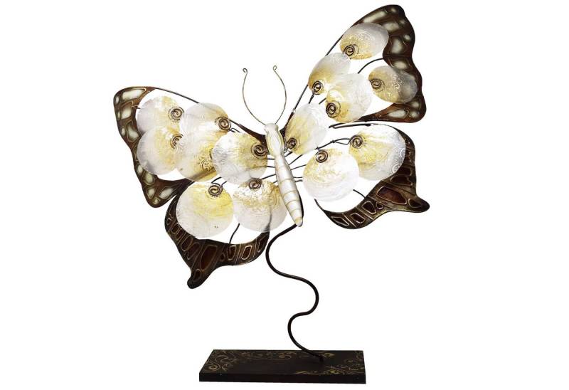 MystiCalls Dekofigur Dekofigur Schmetterling - Metallfigur Butterfly Geschenk Blech Figur (1 St), Sammelfigur, Sammlerfigur, Designerfigur, Dekofigur, Dekorationsobjekt von MystiCalls