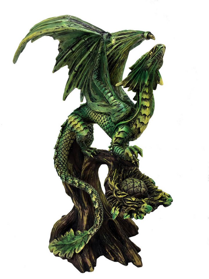 MystiCalls Dekofigur Tree Dragon by Anne Stokes Drache Fantasy Designer (1 St), Herausnehmbare Flügel von MystiCalls