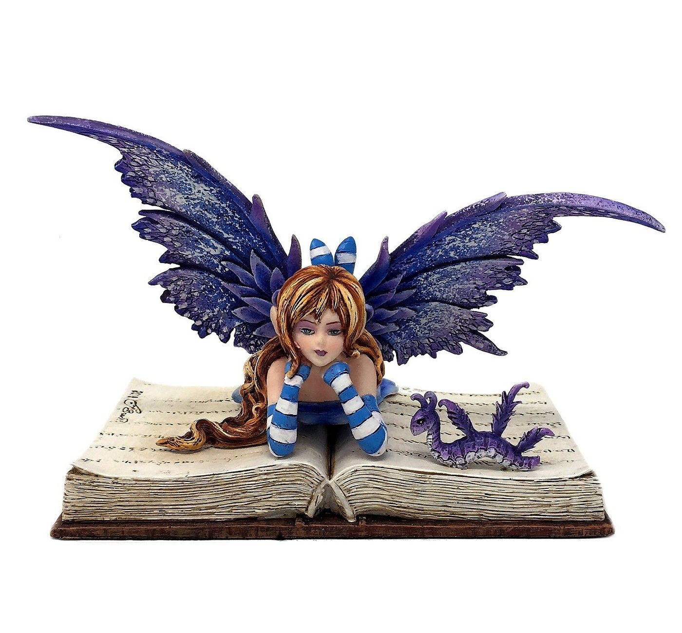 MystiCalls Dekofigur Wunderschöne Elfenfigur Bookworm Fae by Amy Brown (1 St), Indoor von MystiCalls