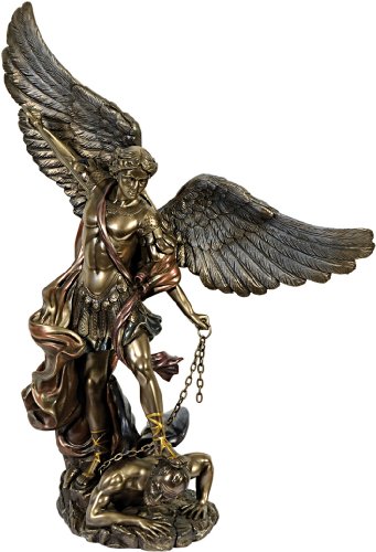 MystiCalls Modell Erzengel Michael - Bronzefigur Figur Deko Wohndeko von MystiCalls
