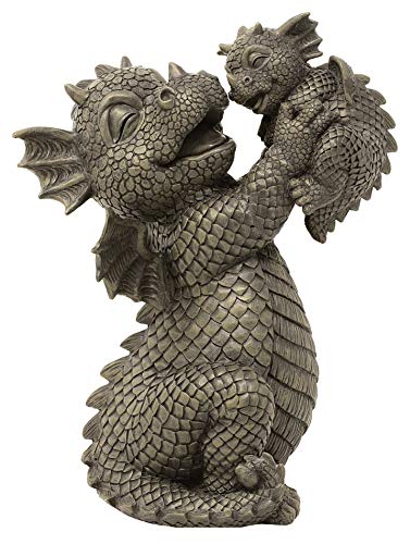 MystiCalls Gartendrache Baby - Garten Drache Figur von MystiCalls