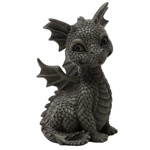 MystiCalls Glücksdrache Snooty klein - Drache Garten Figur Deko MystiCalls Glücksdrache Snooty klein - Drache Garten Figur Deko von MystiCalls