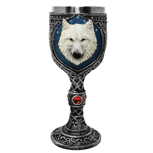 MystiCalls Kelch Wolf - Wolfskelch, Wolfskopf, Met, von MystiCalls
