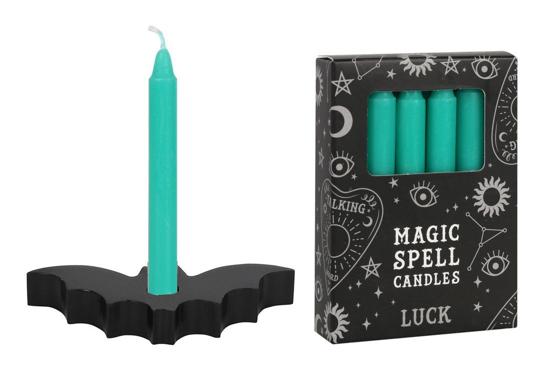 MystiCalls Kerzenhalter Spell Candle Halter Fledermaus" - Wunschkerzen, Hexe, Black Magic (2 St)" von MystiCalls