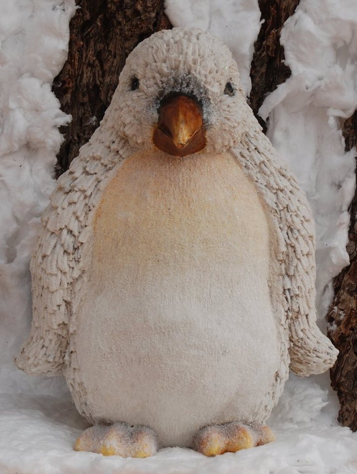 MystiCalls Weihnachtsfigur Winter Dekofigur Pinguin - Weihnachten Dekoration Figur von MystiCalls