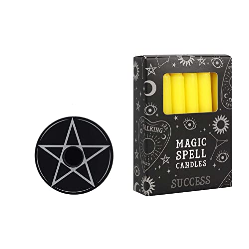 Spell Candler Halter Pentagram - Wunschkerzen, Hexe, Black Magic, Witchcraft, Hexe (Success) von MystiCalls