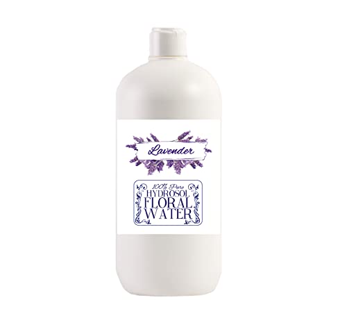 Hydrosol Lavendel Wasser mit Sprühkappe 1 Kg von Mystic Moments