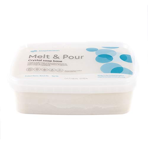 Mystic Moments Melt and Pour Seifenbasis - Haferflocken & Sheabutter - 1Kg von Mystic Moments