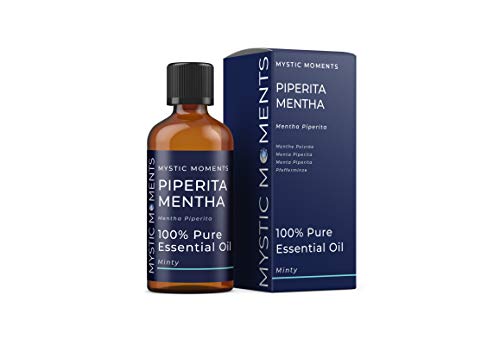 Mystic Moments | Piperita mentha ätherisches Öl 100ml - reines & natürliches Öl für Diffusoren, Aromatherapie und Massage -Mischungen veganer GVO -frei von Mystic Moments