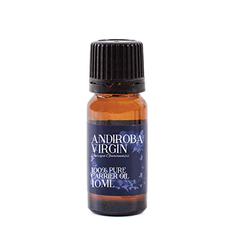 Mystic Moments | Andiroba Virgin Carrier Oil 10ml - reines & natürliches Öl perfekt für Haare, Gesicht, Nägel, Aromatherapie, Massage und Ölverdünnung Veganer GVO frei von Mystic Moments
