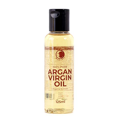 Mystic Moments | Argan Virgin Carrier Oil 125 ml - reines & natürliches Öl perfekt für Haare, Gesicht, Nägel, Aromatherapie, Massage und Ölverdünnung Veganer GVO -frei von Mystic Moments